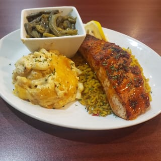 Cajun Salmon Platter