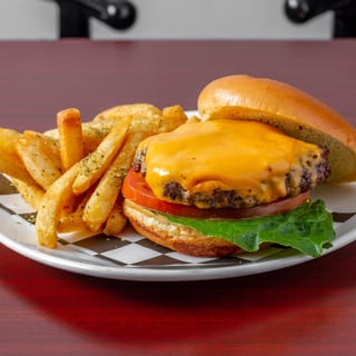Basic Cheese Burger & Fries