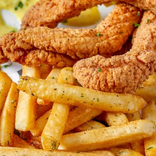 Catfish Fritters & Fries